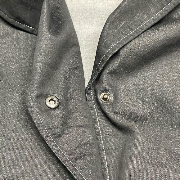 Requirements Dark Blue Denim Lightweight Blazer - Picture 3 of 7